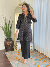 Cotton Blend Kurta With Pants